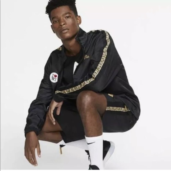 NWT Nike Giannis Coming to America Basketball Track Jacket Mens CQ6308-010 - Picture 9 of 12